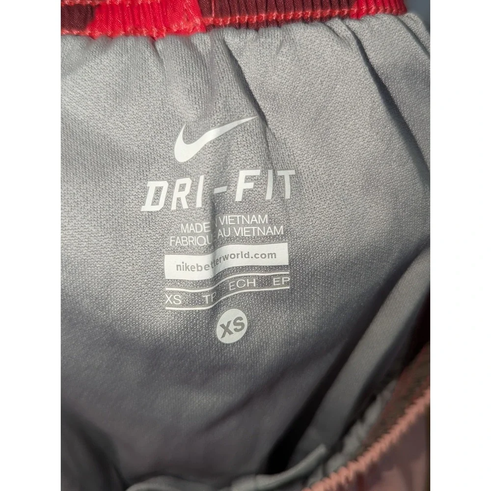 Y2K Nike Dri-FIT Geometric Running Shorts‎ Neon Athleisure XS